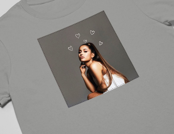 Koszulka z naszywką ARIANA GRANDE 02