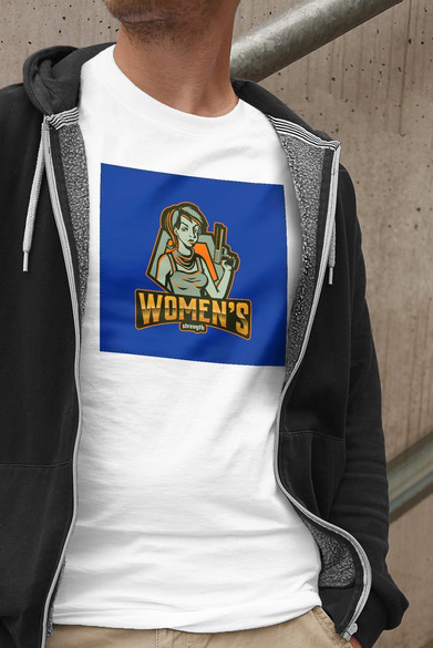 Koszulka z naszywką WOMEN;S STRENGHT