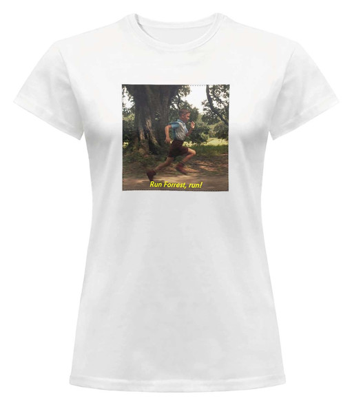 Bluzka damska z naszywką Forrest Gump RUN