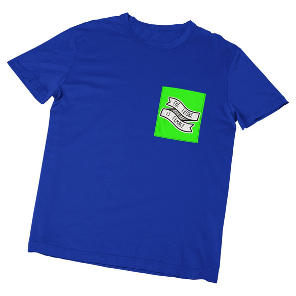 Koszulka z kieszonką THE FUTURE IS