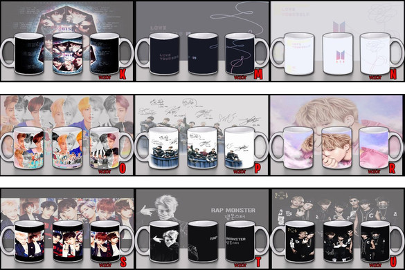 BTS Poduszka + Kubek + Imię Gratis ZESTAW PREZENT