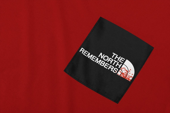 Koszulka z kieszonką THE NORTH REMEMBERS