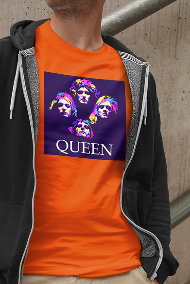 Koszulka z naszywką Queen Bohemian R.Violet