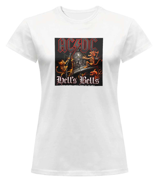 Bluzka damska z naszywką AC/DC Hells Bells