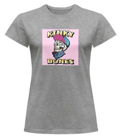 Bluzka damska z naszywką Kinky