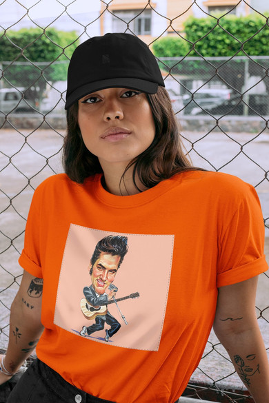 Koszulka z naszywką Elvis Presley 02