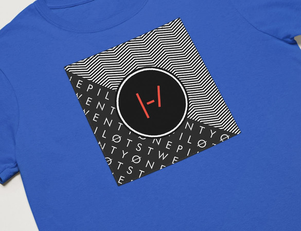 Koszulka z naszywką Twenty One Pilots 06