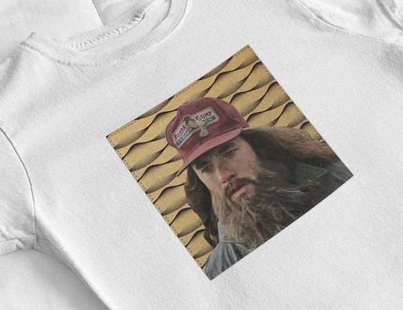 Bluzka damska z naszywką Forrest Gump beard