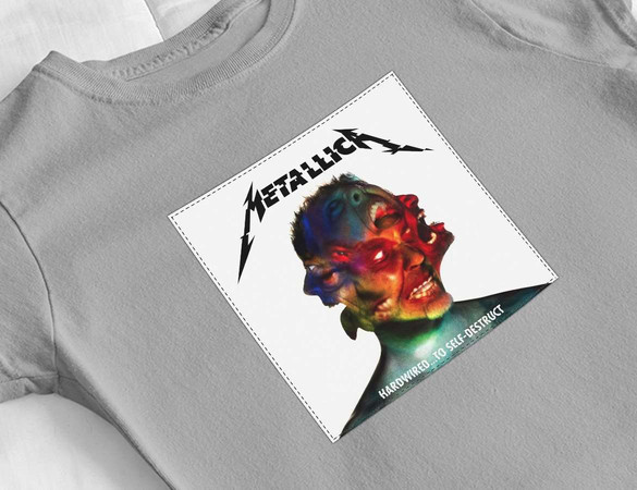 Bluzka damska z naszywką Metallica Hardwired..