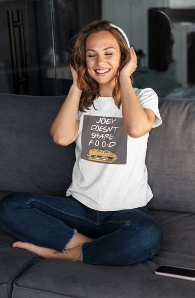 Bluzka damska z naszywką Friends food