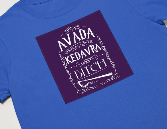 Koszulka z naszywką  Harry Potter spell