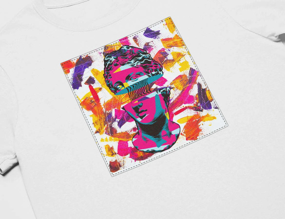 Koszulka z naszywką Psychodelic 06