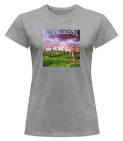 Bluzka damska z naszywką Megadeth Southanasia