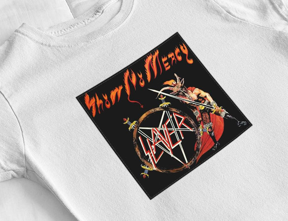 Bluzka damska z naszywką Slayer Show no mercy