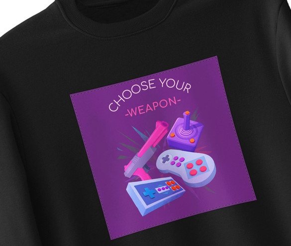 Bluza z naszywką CHOOSE YOUR WEAPON
