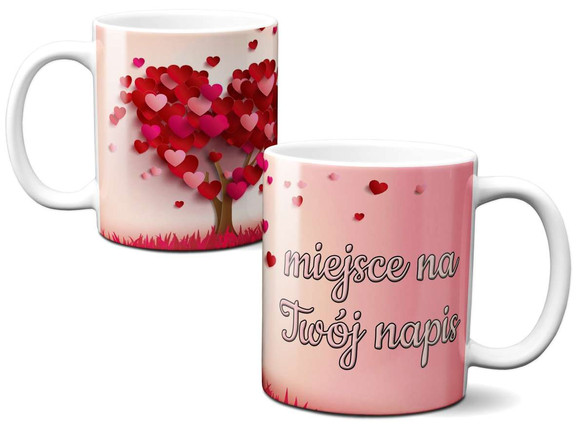 Kubek na Walentynki DODAJ NAPIS!