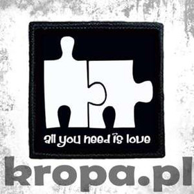 Naszywka ALL YOU NEED IS LOVE 
