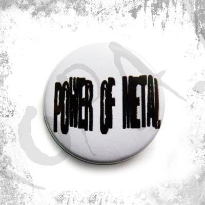 Przypinka POWER OF METAL