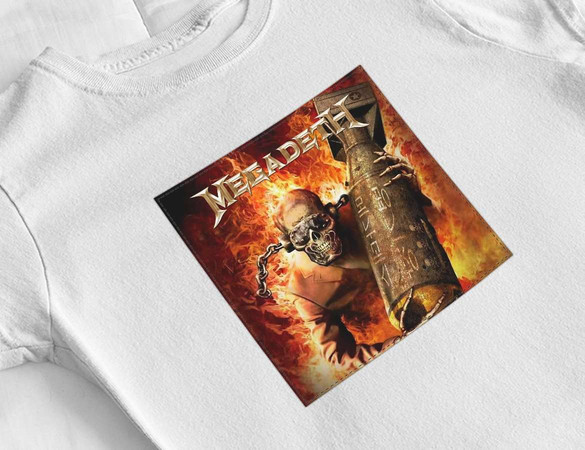 Bluzka damska z naszywką Megadeth Arsenal