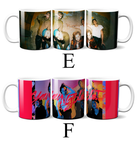 Zestaw 5 SECONDS OF SUMMER poduszka+kubek +GRATIS!