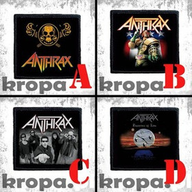 Naszywka ANTHRAX 10 x 10 cm  Dużo Wzorów!
