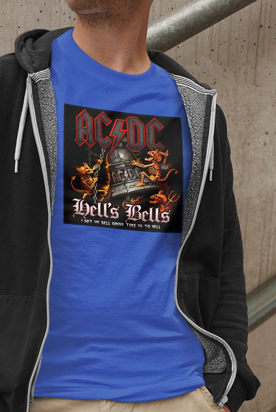 Koszulka z naszywką AC/DC Hells Bells