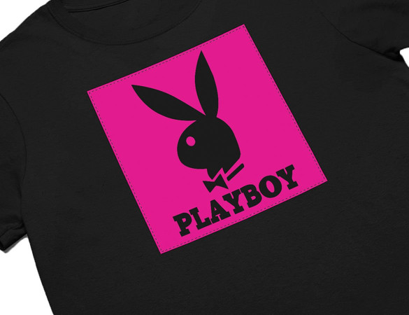 Koszulka z naszywką PLAYBOY logo