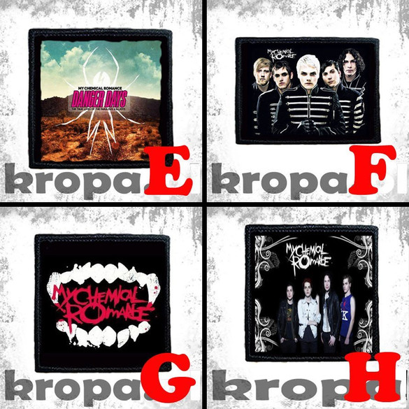 Naszywka MY CHEMICAL ROMANCE 8 X 8 cm