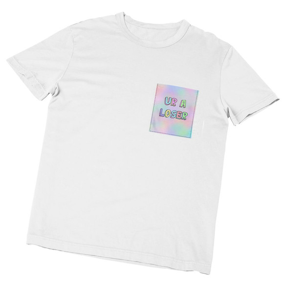 Koszulka z kieszonką UR A LOSER