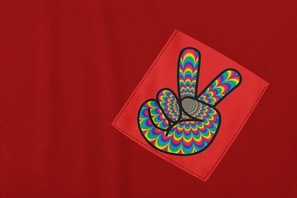 	Koszulka z kieszonką PEACE