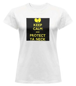 Bluzka damska z naszywką Wu-Tang Clan Keep Calm