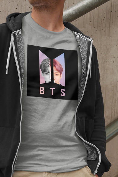 Koszulka z naszywką BTS Jungkook