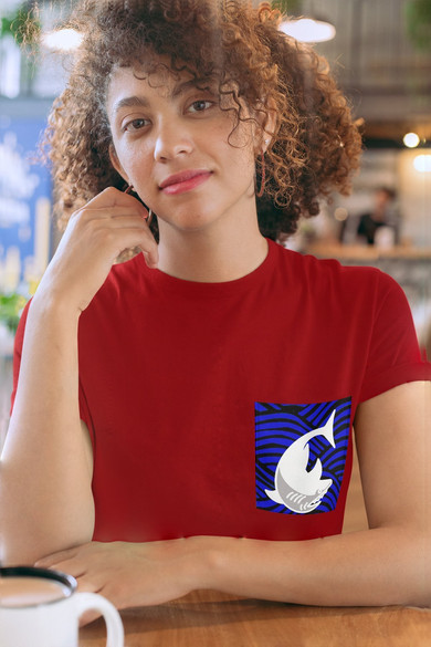 Koszulka z kieszonką REKIN SHARK