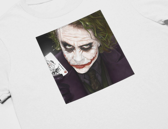 Koszulka z naszywką Joker Heath Ledger