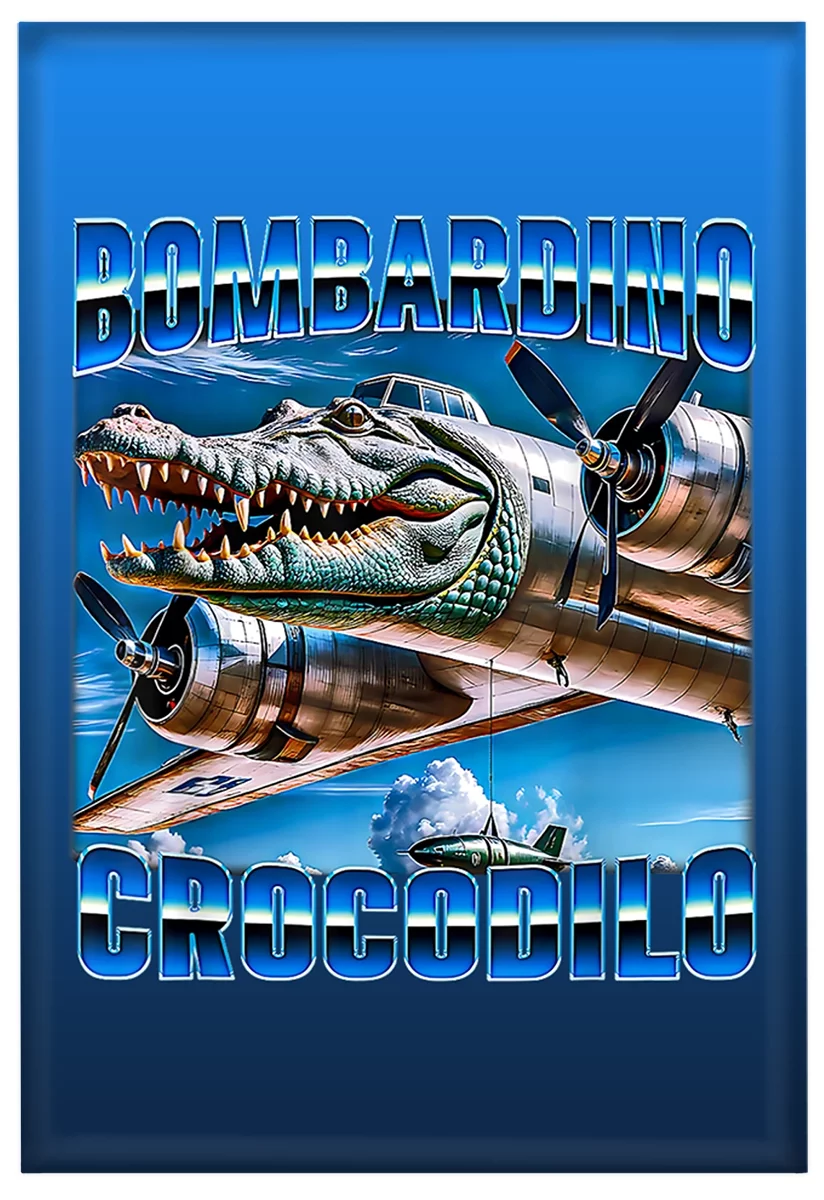 Magnes Italian Brainrot Bombardino Crocodilo