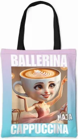 Torba na ramię Italian Brainrot Ballerina Cappucina włoski brainrot
