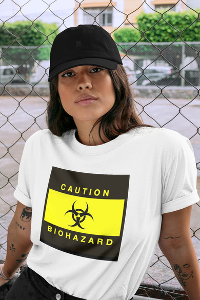 Koszulka z naszywką Biohazard 02