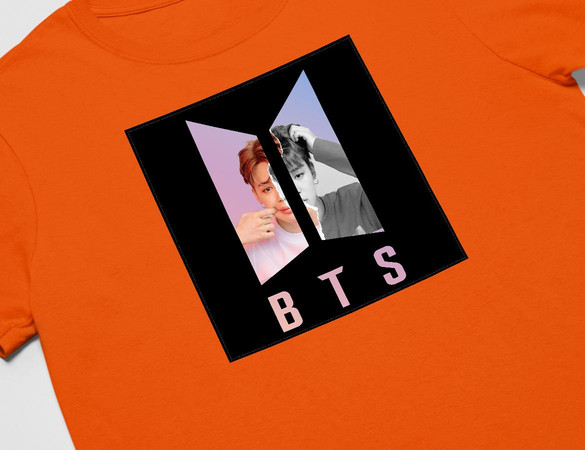 Koszulka z naszywką BTS JIMIN