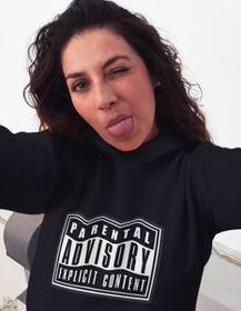 Bluza z naszywką PARENTAL ADVISORY