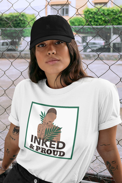 Koszulka z naszywką Inked&Proud