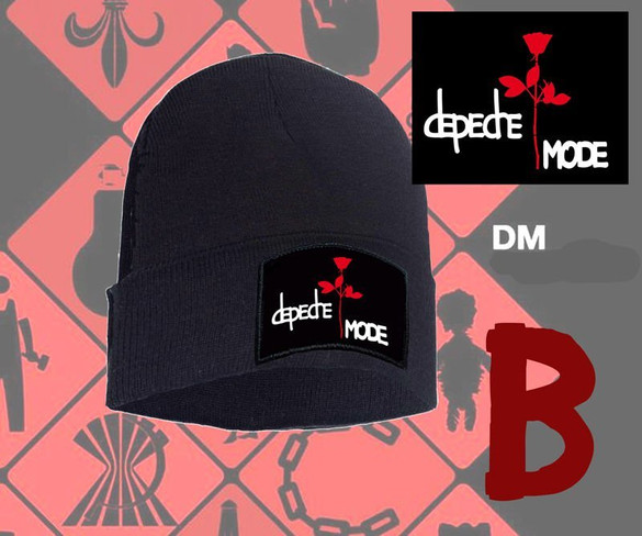 Czapka zimowa z naszywką DEPECHE MODE