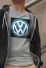 Koszulka z naszywką Volkswagen logo black