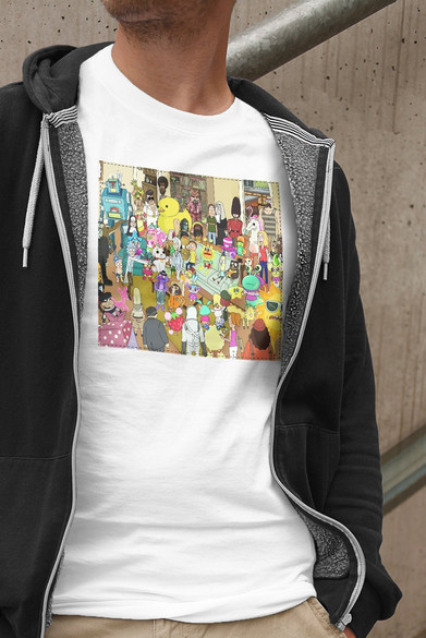 Koszulka z naszywką Rick and Morty 02