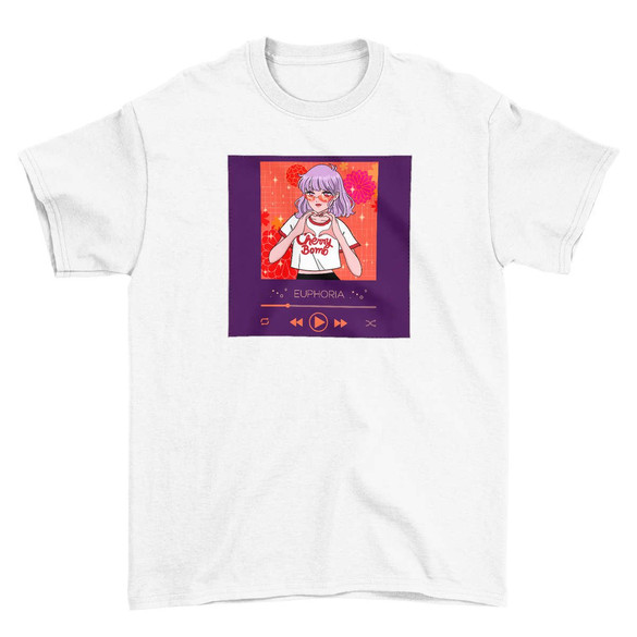 Koszulka z naszywką Euphoria
