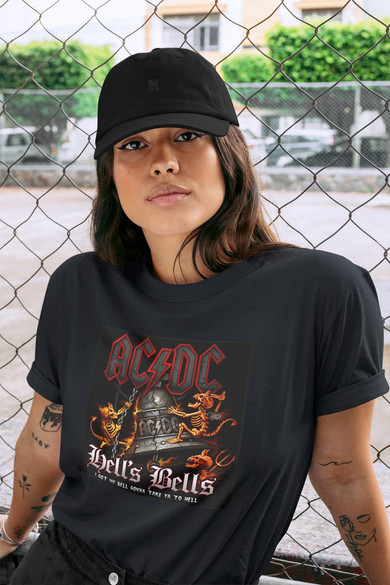 Koszulka z naszywką AC/DC Hells Bells