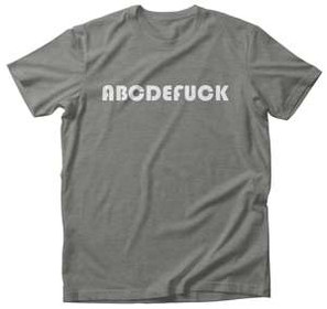 Koszulka ABCDEfuck + Twój napis