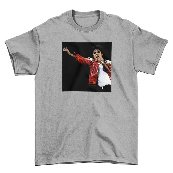 Koszulka z naszywką Michael Jackson 01
