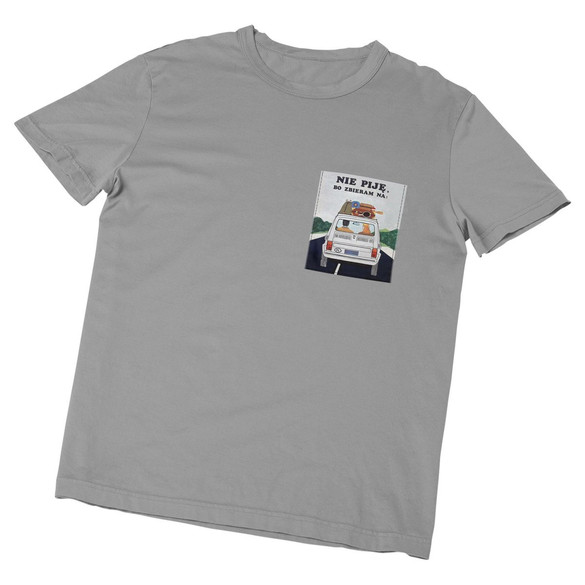 Koszulka z kieszonką ZBIERAM NA MALUCHA