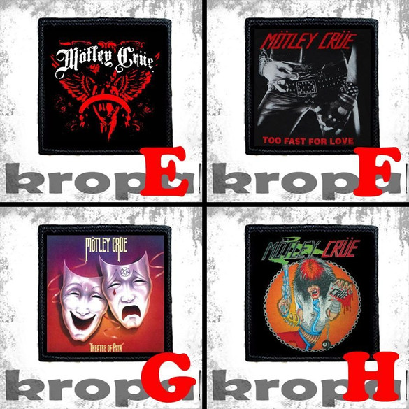 Naszywka MOTLEY CRUE 10 x 10 cm Dużo Wzorów!