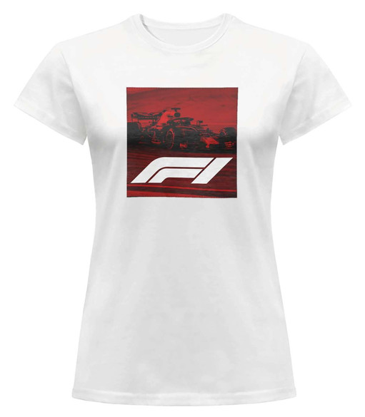 Bluzka damska z naszywką F1 poster